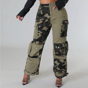 2 Tone Cargo pants